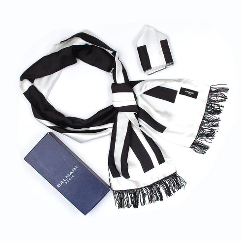 Balmain W&B Premium Scarf BL6